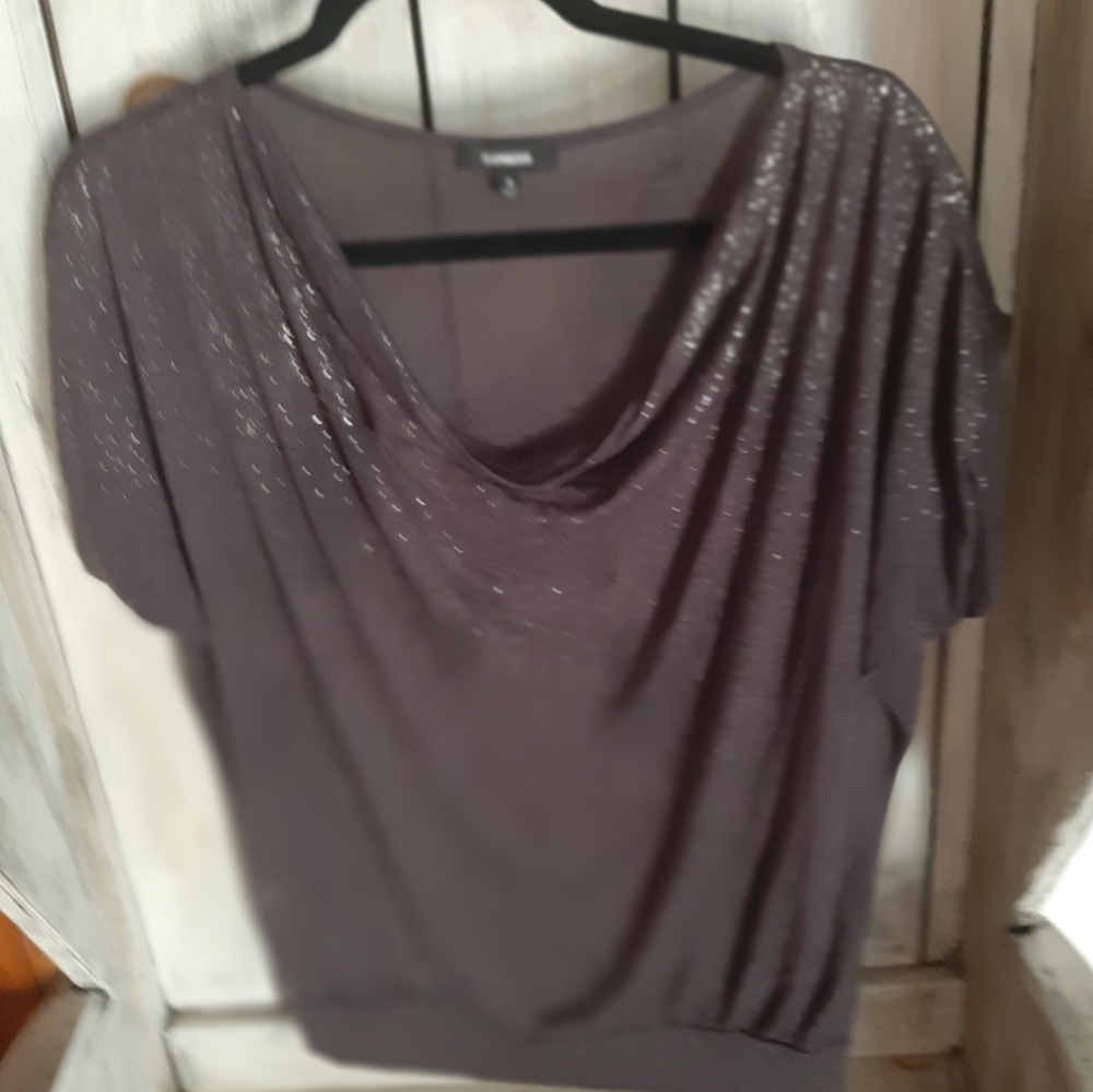 Express cotton shirt.  Very light and soft material with shiny gems